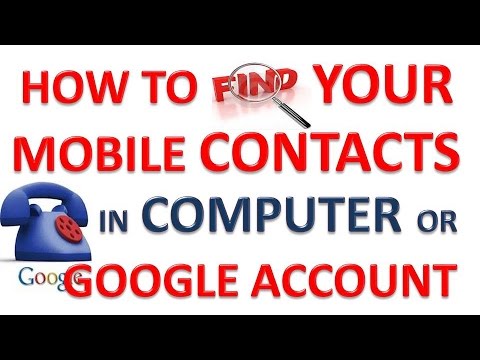 How To Check Mobile Contacts In Google Account | (Google) Gmail Contact Manager How To Check Mobile Contacts In Google Account | (Google) Gmail Contact Manager