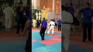 So kyokushin karate Chakwal Awais fight won 🏆 🔥🔥🔥