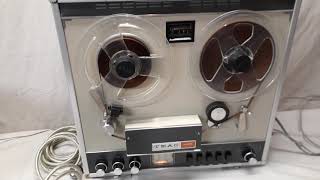 Teac R-6000 (Concertone 605) with remote control test-rare unit!