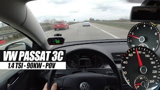 VW Passat 3C | 1.4 TSI DSG (90kW) | POV Test Drive