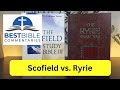 Scofield Study Bible vs Ryrie Study Bible: Comparison [What's the Difference?]