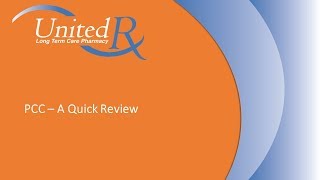 UnitedRx PCC Training