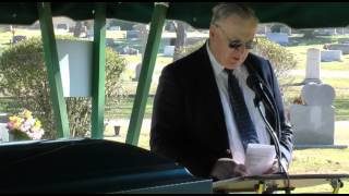 Ruby Owens Starling - funeral graveside service