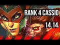 CASSIOPEIA vs WUKONG (TOP) | Rank 4 Cassio, 9/2/11, 500+ games | VN Challenger | 14.14