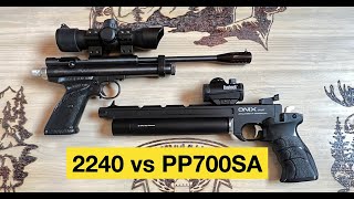 Crosman 2240 vs PP700SA  - Head To Head Shoot Out