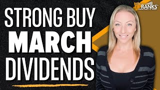 Top 5 Dividend Stocks for March: 'Strong Buy' Picks from Wall Street for Growth \u0026 Income!