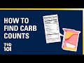 U-M Type 1 Diabetes 101 | Module 6 | How to Find Carb Counts