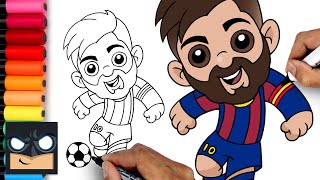 How To Draw Lionel Messi