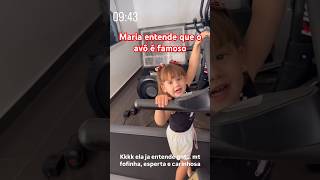 Maria entende que o avô é famoso #shorts #virginiafonseca