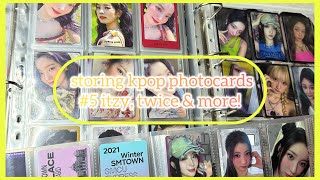 storing/organizing kpop photocards 💝 itzy, twice \u0026 more!