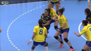 Spain VS Romania 22nd IHF Women's Handball Championship 2015 Preliminary round