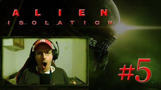 Alien Isolation: WENT NINJA BUT STILL BUSTED!( Best Jumpscares and Reactions Part 5 )