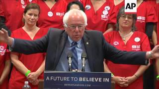 Sanders On Health Care During CA Campaign Swing