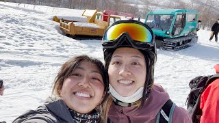 DAY 1 -- snowboarding at Kagura Ski Resort!!