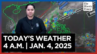 Today's Weather, 4 A.M. | Jan. 4, 2025