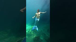 Merman in Cancun - #merman #mermaid #hawaii #freedive #finis #sequinmermaidtail #hawaii #cenote