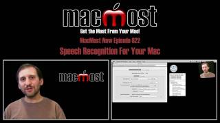 Speech Recognition For Your Mac (MacMost Now 622)