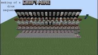 Minecraft --- Making A Drum Sequencer :)