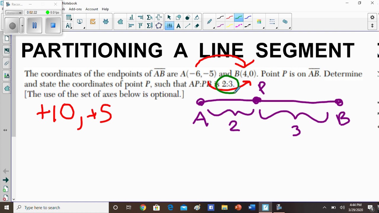 Partitioning A Line Segment - YouTube