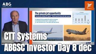 CTT Systems - ABGSC Investor Day 8 december 2021