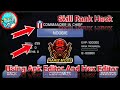 Hacking Skill And Rank With Apk Editor And Hex Editor |HARIZMODS | LINK IN THE DESCRIPTION