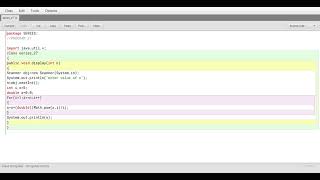 Blue Java : Series program part 27