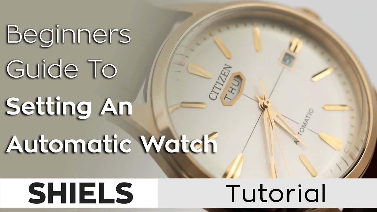 How To Set An Automatic Watch Youtube