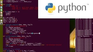 Digital Signature: Signing and Verification With Python Script