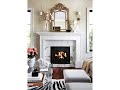 faux marble fireplace surround