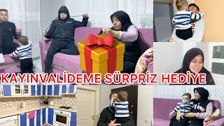 KAYINVALİDEME SÜRPRİZ HEDİYE⁉️🎁HİÇ BEKLEMİYORDU‼️NELER SÖYLEDİ⁉️KALBİNİ OKUMUŞUZ RESMEN🤭‼️KÖYDEYİZ‼️