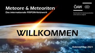 Symposium „Meteore & Meteoriten – Das internationale FRIPON-Netzwerk“