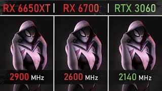 RX 6650XT vs RX 6700 vs RTX 3060 | 1080P, 1440P & 4K Benchmarks