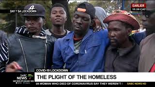SA Lockdown Day 7 | Plight of the homeless under spotlight