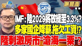 IMF:陸經濟2029將放緩至3.3%？ 多家大型國企降薪.拖欠工資！？ 陸刺激房市＂滄海一粟＂？ 恆大海花島月租每坪淪186元白菜價！？ 【精華】