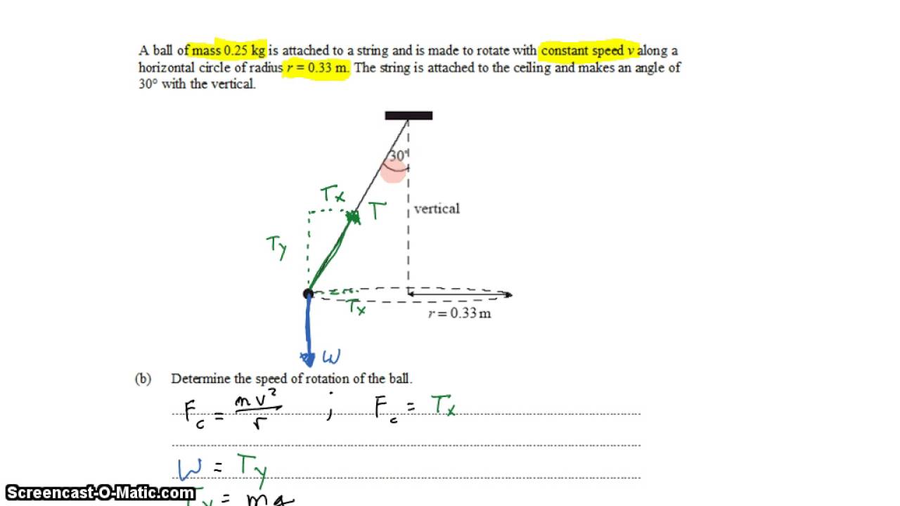 6 1 Circular Motion Problem Solving Youtube