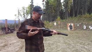 Combat Browning Auto 5 (Auto 8) part 8, shooting video.  Slugs, buckshot, birdshot.