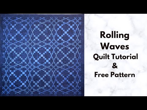 Easy Rolling Waves Quilt Tutorial With Free Pattern Diy Joy