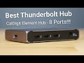 CalDigit Element Hub with 8 Ports is the Best Thunderbolt 4 USB4 Hub for Mac and PC