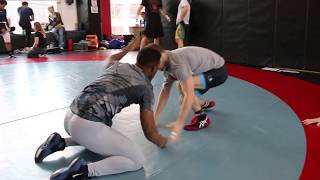 Logan Stieber And Frank Chamizo Sparring