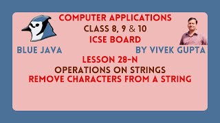 Java program to remove specific characters from a string