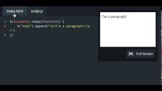 Codecademy: jQuery - Inserting Elements Walkthrough
