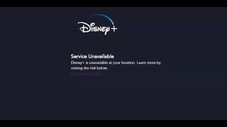 Disney+ error: Service Unavailable - What to do?
