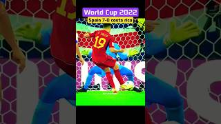 Spain 🇪🇸 vs Costa Rica 🇨🇷 FIFA World Cup 2022 Match Highlights #football #shorts #viral 🤩🤩😱😱