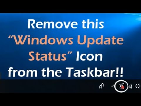 Remove the annoying “Windows Update Status Icon” from the Taskbar in Windows 10!! #shorts