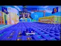 team sonic racing sonic in ice mountain