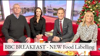 Live on BBC Breakfast - Calories \u0026 Food Labels | UK Dietitian Nichola Ludlam-Raine