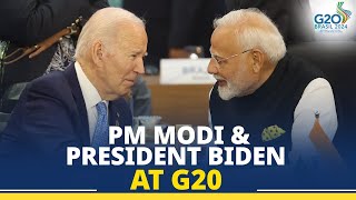 G20 সম্মেলনে মার্কিন প্রেসিডেন্ট বিডেনের সঙ্গে দেখা করলেন প্রধানমন্ত্রী মোদি