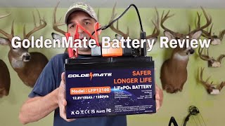 Camping Battery Review Goldenmate LFP12100