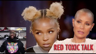 Red Toxic Talk... Janelle Monáe explains being Nonbinary while talking to Jada and Willow Smith