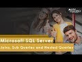 SQL Server - Joins, Sub Queries And Nested Queries | JanBask Training